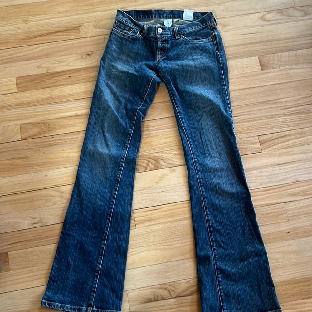 Lucky brand flare low waisted